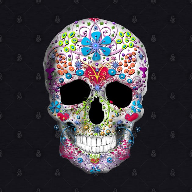 Decorated Skull by TinaGraphics